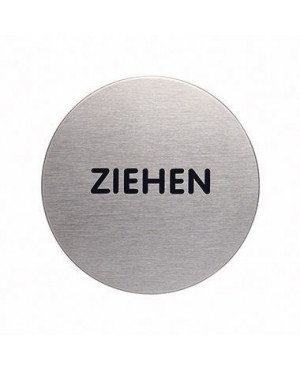 DURABLE Piktogramm PICTO 490161 ZIEHEN metallic silber