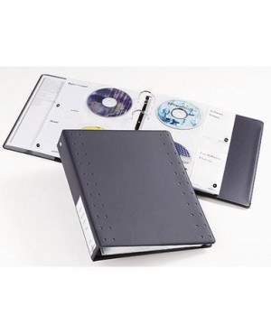 DURABLE CD/DVD Ringbuch INDEX 40 522758 27x6,5x31,5cm anthrazit