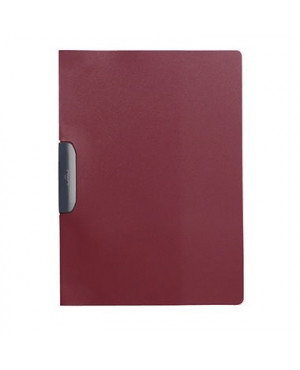 DURABLE Klemmmappe DURASWING 229531 DIN A4 aubergine/dunkelrot