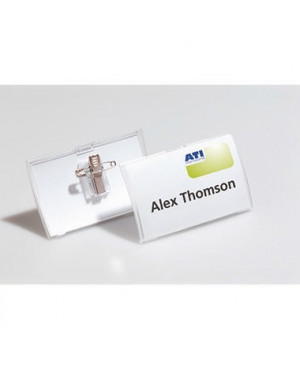 DURABLE Namenschild Click Fold 869319 90x54mm tr 5 St./Pack