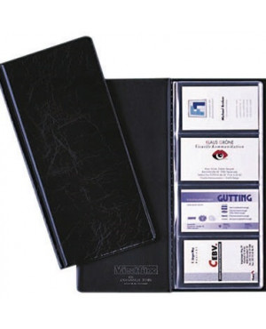 DURABLE Visitenkarten-Buch VISIFIX 238001 für 96Karten 90x57mm sw