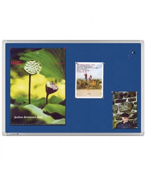 Legamaster Textiltafel 7-141863 150x100cm Aluminium blau