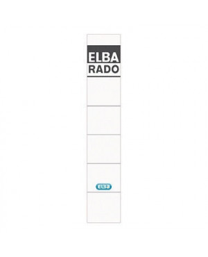 ELBA Ordneretikett 100551822 schmal/kurz sk weiß 10 St./Pack.