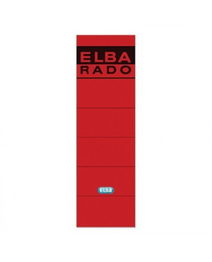 ELBA Ordneretikett 100420950 breit/kurz sk rot 10 St./Pack.