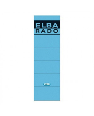 ELBA Ordneretikett 100420952 breit/kurz sk blau10 St./Pack.