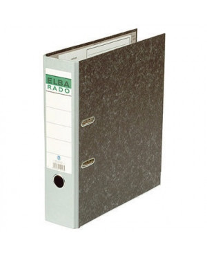 ELBA Ordner rado klassik 100022602 DIN A4 80mm Spezialpapier grau
