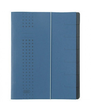 ELBA Ordnungsmappe chic 400002023 DIN A4 7Fächer Karton dunkelblau