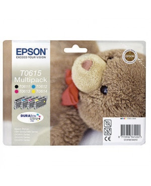 Epson Tintenpatrone C13T06154010 sw/c/m/y 4 St./Pack.