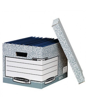 Bankers Box Archivbox System 00810-FFEU grau/weiß