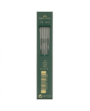 Faber-Castell Fallmine TK 9071 127102 2mm 2B 10 St./Pack.