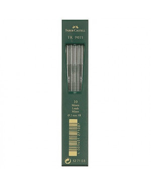Faber-Castell Fallmine TK 9071 127103 2mm 3B 10 St./Pack.
