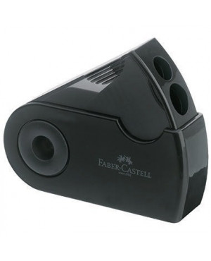 Faber-Castell Doppelspitzdose SLEEVE 182700 32x70x20mm schwarz