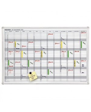 Franken Jahresplaner JetKalender JK703 90x60cm 12Monate weiß