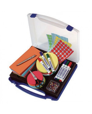 Franken Moderationskoffer Mini UMK 34,5x6x31cm 1.100Teile bl/tr