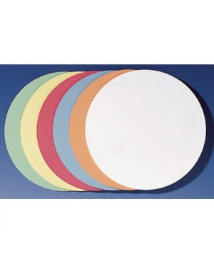 Franken Moderationskarte UMZ 20 99 195mm Kreis sortiert 500 St./Pack.