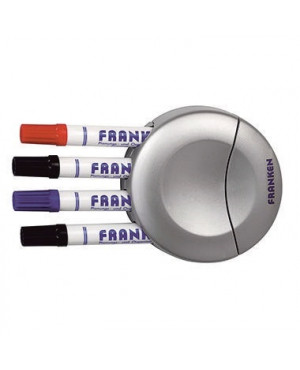 Franken Tafelschreibhalter Z1928 magnethaftend grau/silber