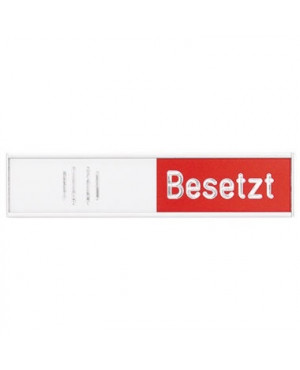 FRA Frei-Besetz-Anzeige deutsch 102x27,4mm al selbstkl. BS0117