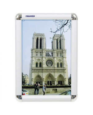 Franken Bilderwechselrahmen BS0701 24x32,7x1,2cm DIN A4 Aluminium si