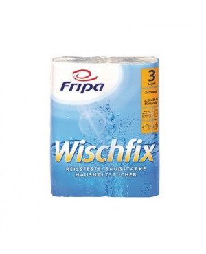 fripa Küchenrolle Wischfix 3012011 3-lagig weiß 2 St./Pack.