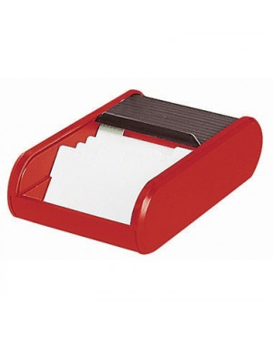 helit Visitenkartenbox Linear H6218092 max. 300Karten sw/rt