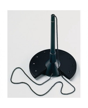 helit Kugelschreiberständer H6359095 10x15,5x10cm Kette sw