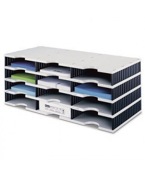 styro Grundeinheit styrodoc trio 268-0304.98 12Fächer gr/sw