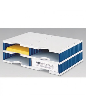 styro Grundeinheit styrodoc duo 268-0202.38 4Fächer gr/bl