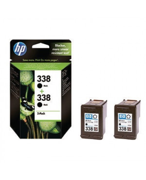 HP Tintenpatrone CB331EE Nr.338 schwarz 2 St./Pack.