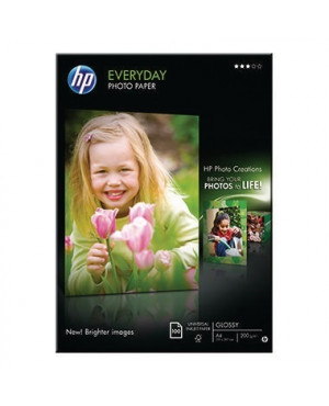 HP Fotopapier Everyday Q2510A DIN A4 200g weiß 100 Bl./Pack.