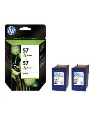 HP Tintenpatrone C9503AE Nr.57 c/m/y 2 St./Pack.