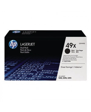 HP Toner Q5949XD 49X 6.000Seiten schwarz 2 St./Pack.