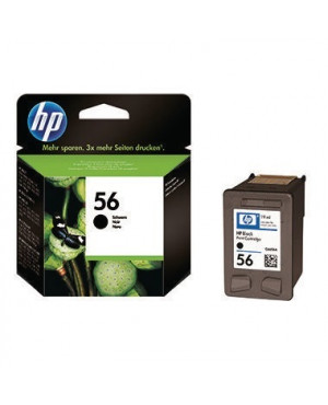 HP Tintenpatrone C6656AE#UUS Nr.56 19ml schwarz