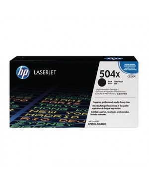 HP Toner CE250X 504X 10.500Seiten schwarz
