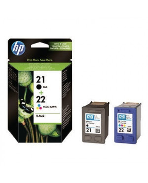 HP Tintenpatrone SD367AE sw/c/m/y 2 St./Pack.