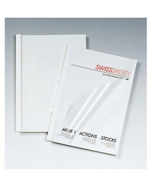 GBC Thermobindemappe TC080470 DIN A4 30-40Bl. weiß 100 St./Pack.