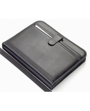 Alassio Schreibmappe RICCIONE 30040 28,5x35,7x4,5cm Lederimitat schwarz