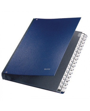 Leitz Pultordner 59310035 DIN A4 1-31 32Fächer Graupappe blau
