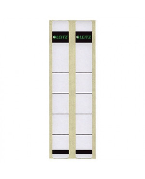 Leitz Ordneretikett 16460085 kurz/ extra schmal Papier gr 10 St./Pack.