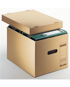 Leitz Archivbox 60810000 DIN A4 max. 7Ordner Pappe natronbraun