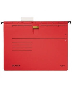 Leitz Hängehefter ALPHA 19840025 DIN A4 kfm. Heftung rot