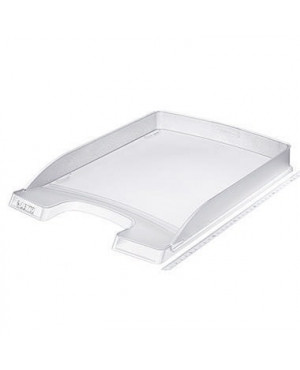 Leitz Briefablage Flach Plus 52370003 DIN A4 stapelbar PS frost