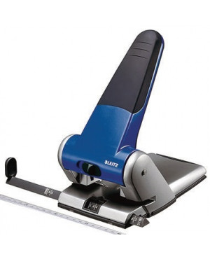 Leitz Registraturlocher 51800035 max. 65Blatt Aluminium blau