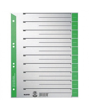 Leitz Trennblatt 16520055 DIN A4 230g Karton grün