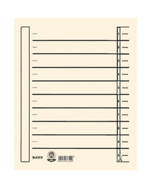 Leitz Trennblatt 16570011 DIN A4 200g Karton chamois