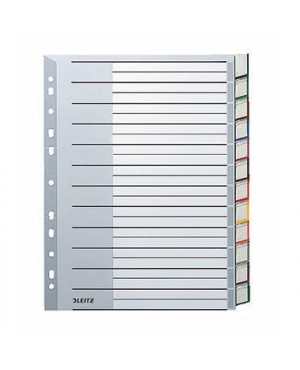 Leitz Register 12750000 DIN A5 12Blatt PP blanko