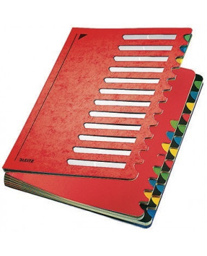 Leitz Ordnungsmappe Deskorganizer Color 59140025 24Fächer rot