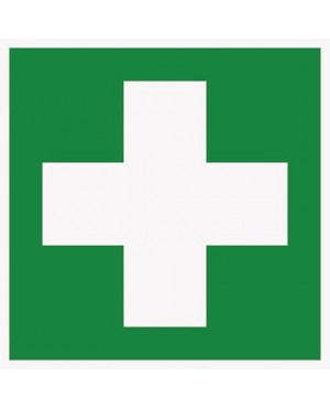 Hinweisschild Erste Hilfe langnachleuchtend 200x200mm PVC
