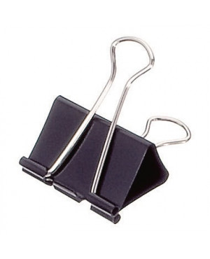 Soennecken Foldbackklemmer 1561 51x28mm schwarz 12 St./Pack.