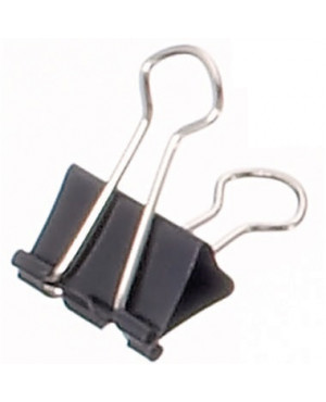Maul Foldbackklemmer mauly 2141390 Klemmweite 4mm schwarz 12St./Pack.