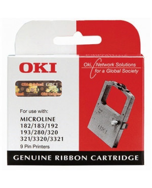 OKI Farbband 09002303 3Mio.Zeichen Nylon schwarz